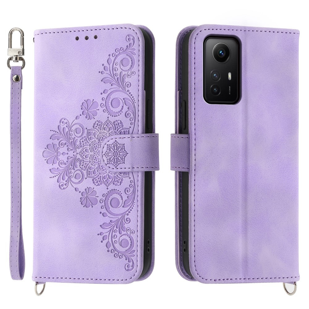 ČIPKA WALLET VIJOLIČNI ETUI ZA XIAOMI REDMI NOTE 12S 4G
