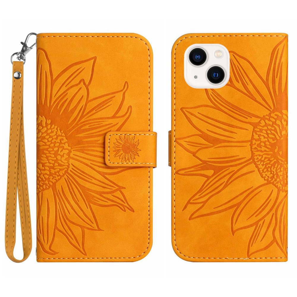 ODTIS SONČNICE RUMEN ETUI ZA APPLE IPHONE 15 PLUS