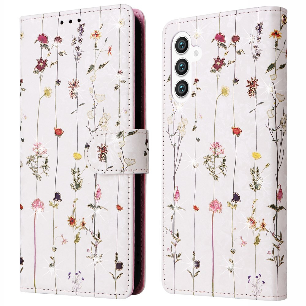 REALISTIC PISANE CVETLICE BEL ETUI ZA SAMSUNG GALAXY S24 PLUS