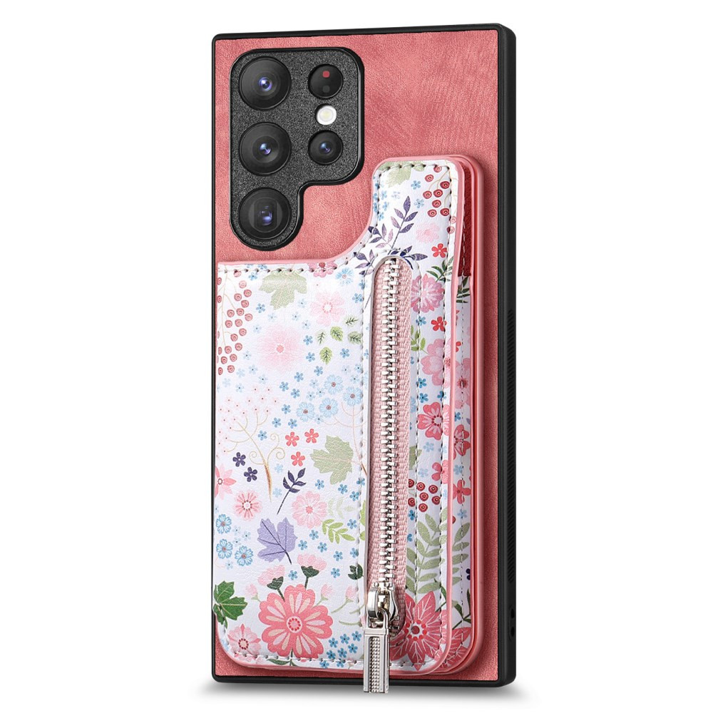 POCKET FLOWER ROZA OVITEK ZA SAMSUNG GALAXY S22 ULTRA