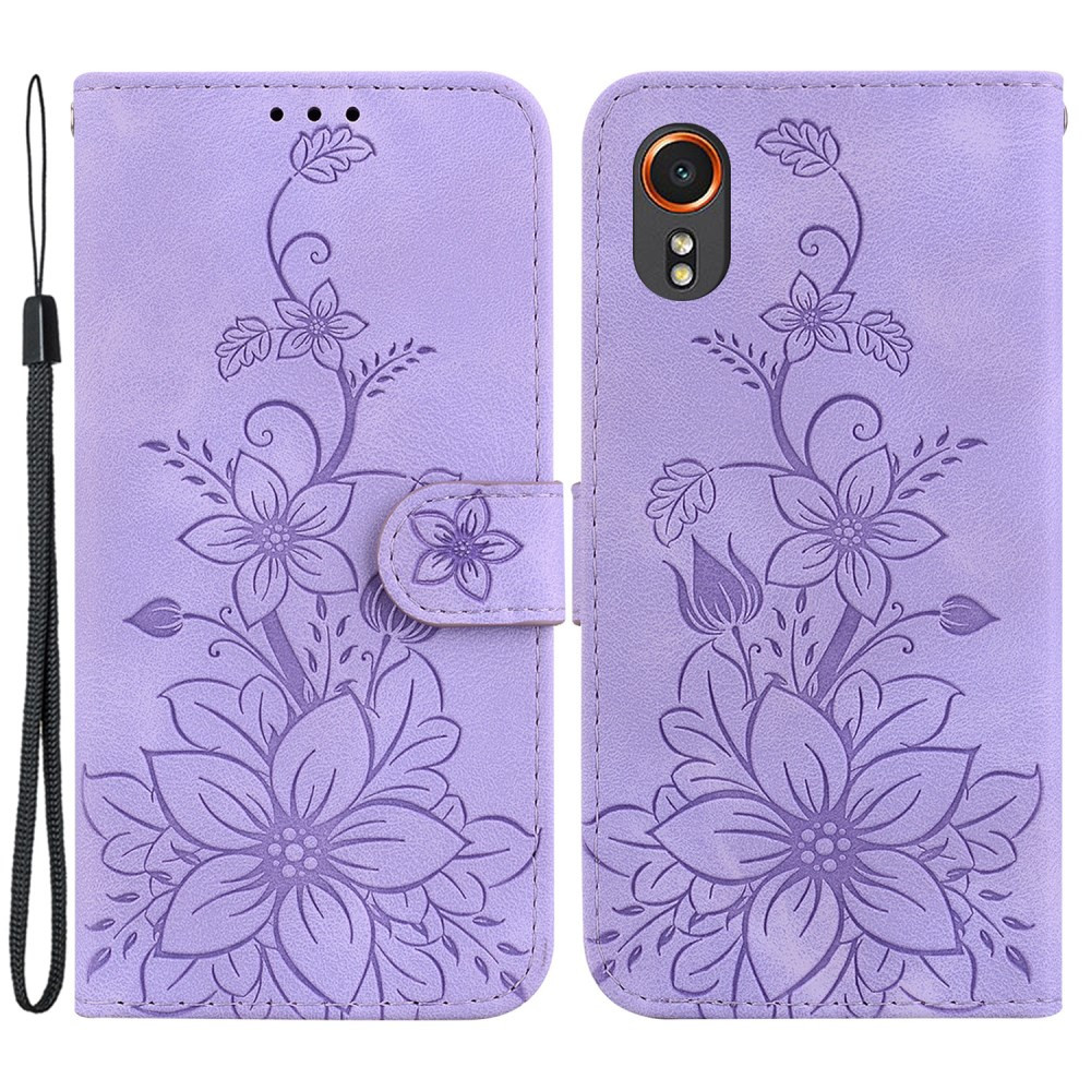 ODTIS VEJICE CVETLIC VIJOLIČNI ETUI ZA SAMSUNG GALAXY XCOVER7
