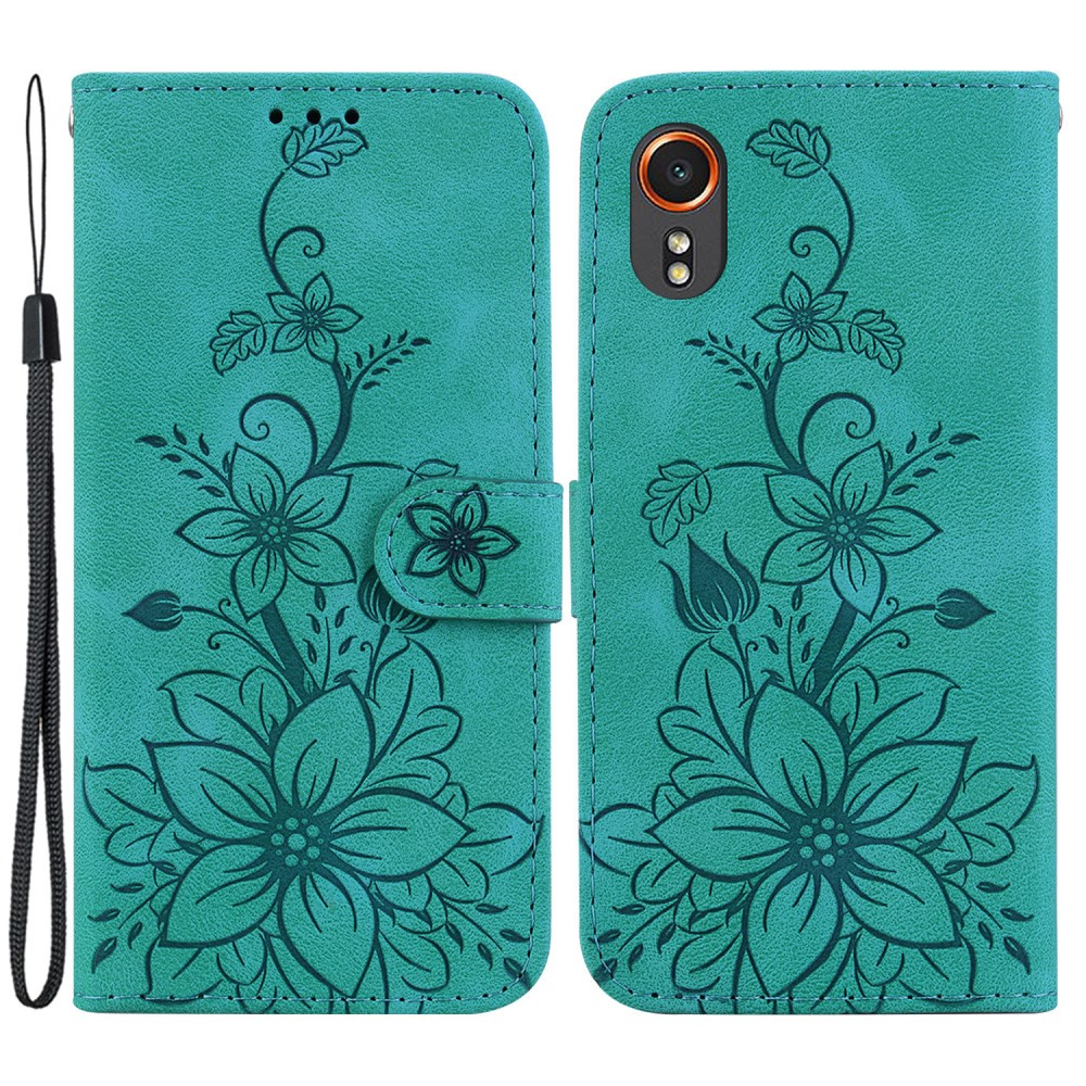ODTIS VEJICE CVETLIC ZELEN ETUI ZA SAMSUNG GALAXY XCOVER7