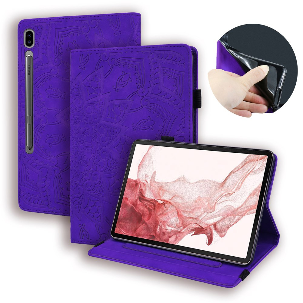 ODTIS MANDALE VIJOLIČNI ETUI ZA SAMSUNG GALAXY TAB S9 FE PLUS 12.4