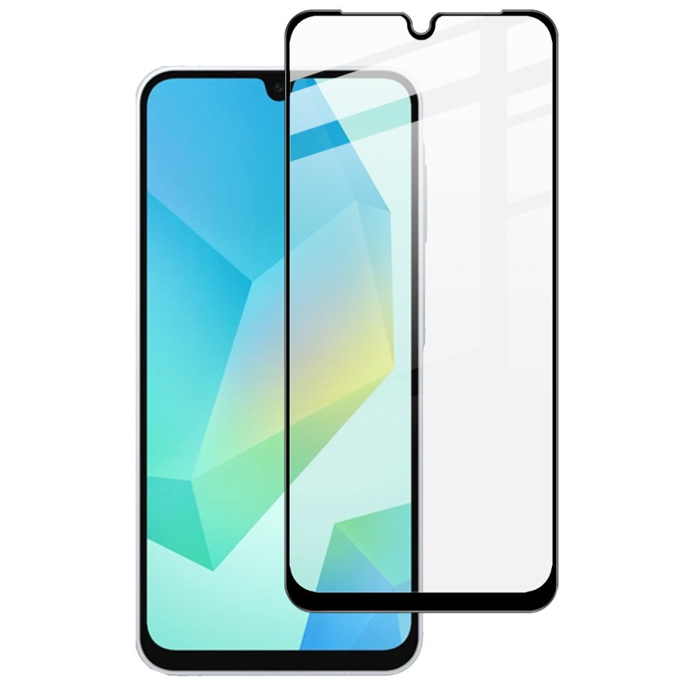 SAMSUNG GALAXY A17 5G IMAK PRO+ FIT KALJENO STEKLO S POTISKOM ČRN - FULL GLUE