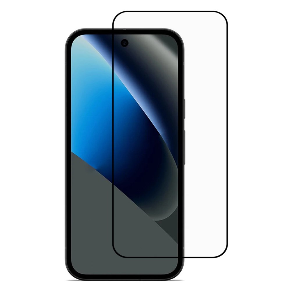 GOOGLE PIXEL 10A FIT KALJENO STEKLO S POTISKOM ČRN - FULL GLUE