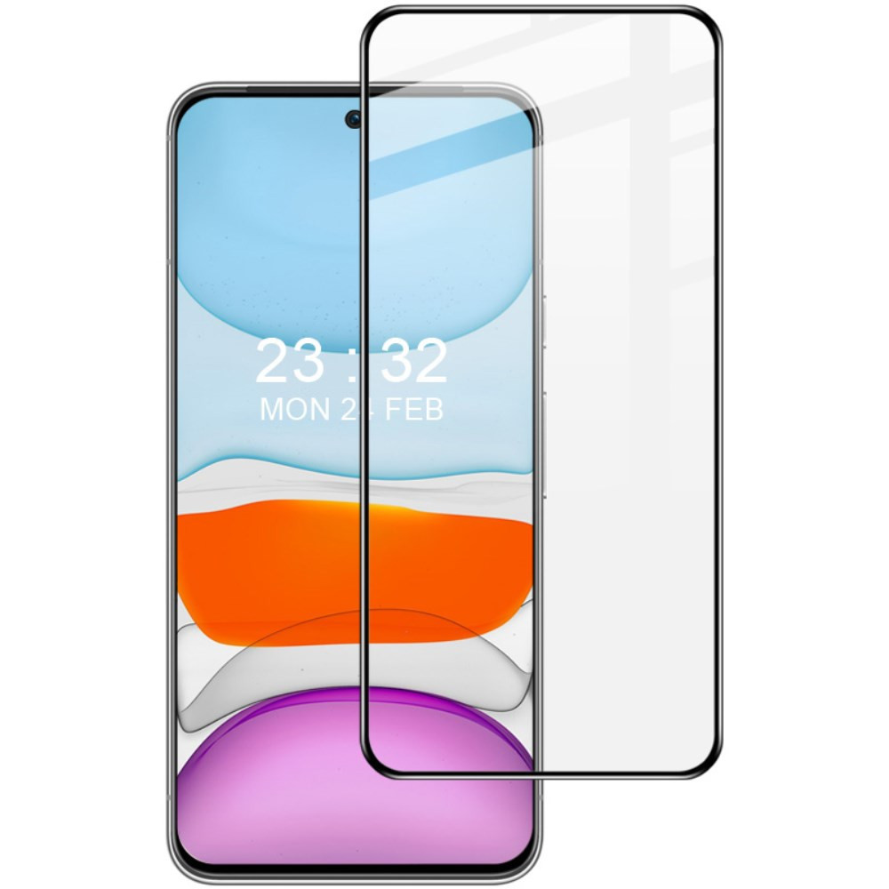 GOOGLE PIXEL 8 IMAK PRO+ FIT KALJENO STEKLO S POTISKOM ČRN - FULL GLUE