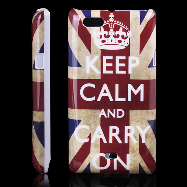 KEEP CALM AND CARRY ON - SONY XPERIA MIRO